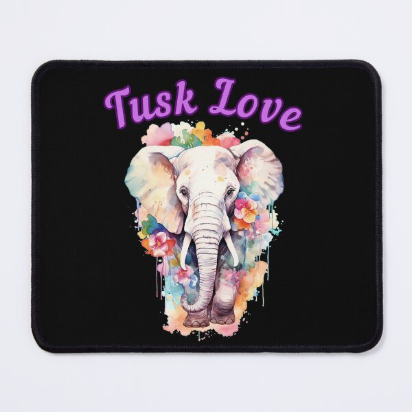 Item preview, Tusk Love. elephant quote designed and sold by ElephantVibes.