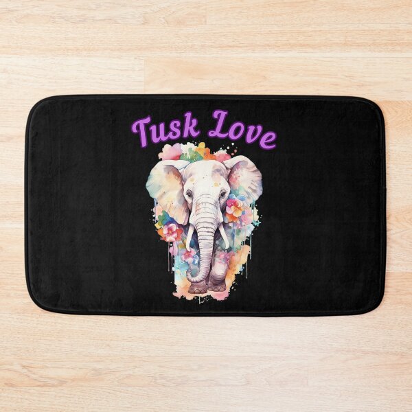 Item preview, Tusk Love. elephant quote designed and sold by ElephantVibes.
