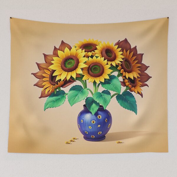 Item preview, Vivid Blossoms in Full Spectrum designed and sold by fundem sari.