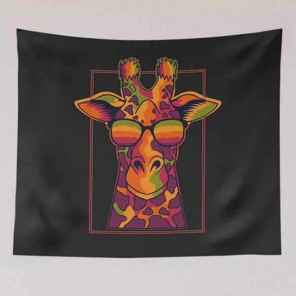 Item preview, Orange Illustration Giraffe designed and sold by Funwaytrend.