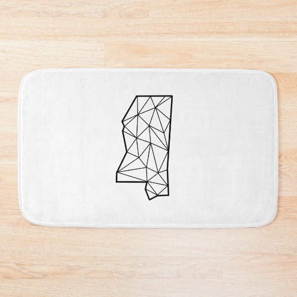 Item preview, Geometric Mississippi State Design designed and sold by anne-dromeda.