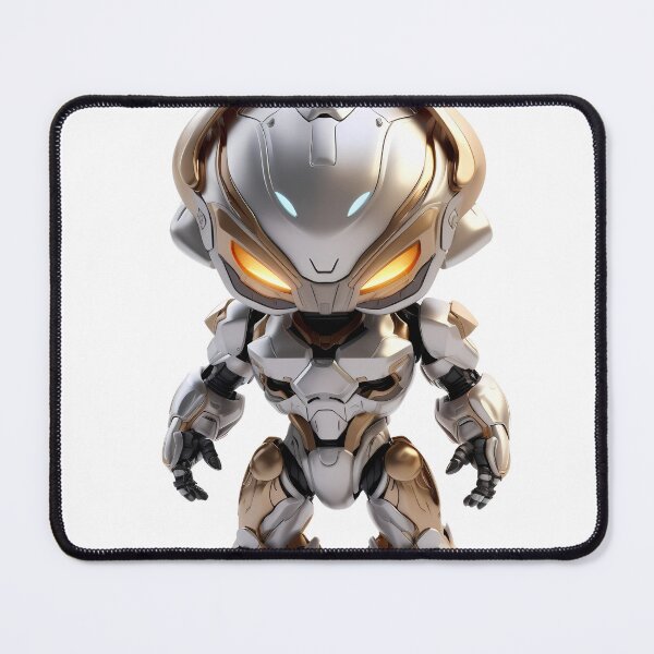 Item preview, shiny metal humanoid robot designed and sold by keyd-studio.