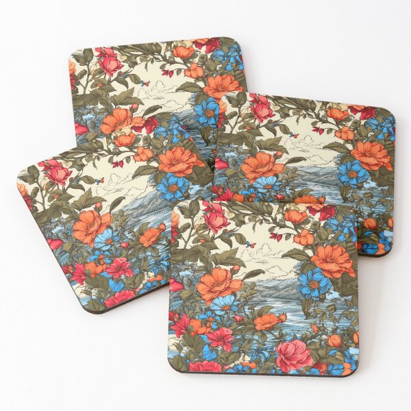 Item preview, In The Heart Of Nature - Floral Pattern With Butterflies designed and sold by SassyArtistry.