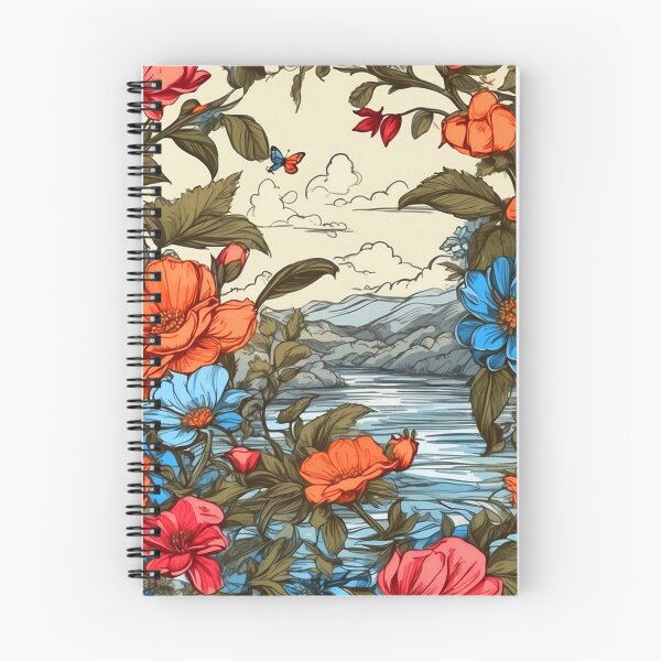 Item preview, In The Heart Of Nature - Floral Pattern With Butterflies designed and sold by SassyArtistry.