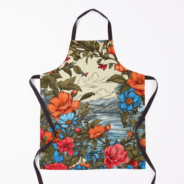 Item preview, In The Heart Of Nature - Floral Pattern With Butterflies designed and sold by SassyArtistry.