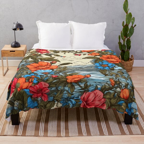Item preview, In The Heart Of Nature - Floral Pattern With Butterflies designed and sold by SassyArtistry.