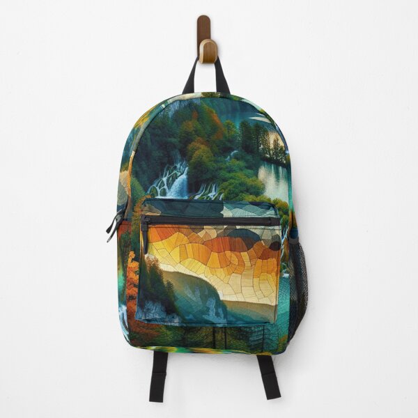 Item preview, Plitvice Lakes National Park in Autumn, Croatia - Mosaic designed and sold by HausKatz.