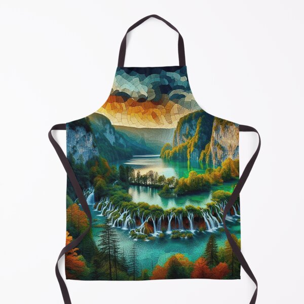 Item preview, Plitvice Lakes National Park in Autumn, Croatia - Mosaic designed and sold by HausKatz.