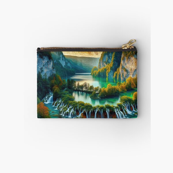 Item preview, Plitvice Lakes National Park in Autumn, Croatia - Mosaic  designed and sold by HausKatz.