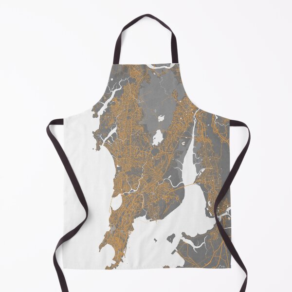 Item preview, Mumbai City Map of Maharashtra, India - Bauhaus designed and sold by deMAP.