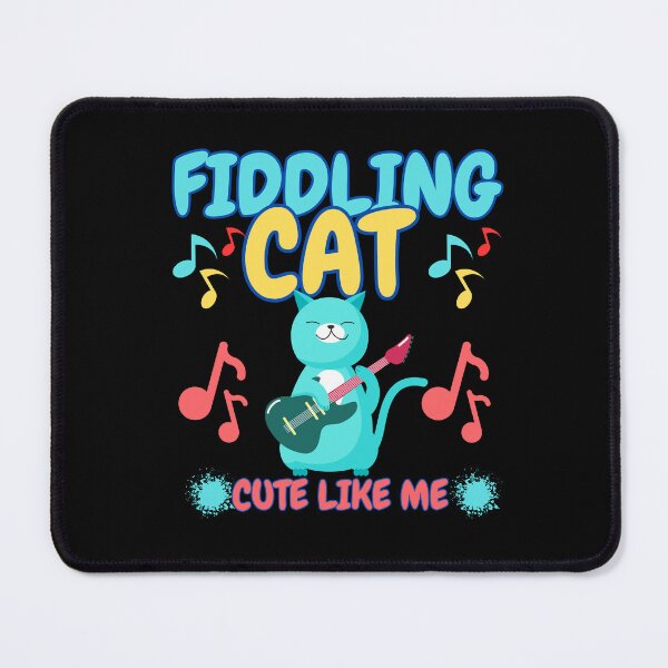 Item preview, fiddling cat cute like me designed and sold by Thespacerocket.