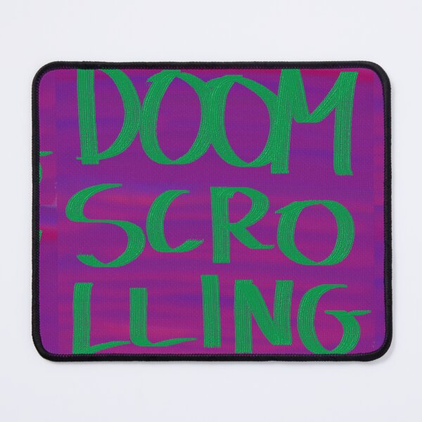 Item preview, DOOMSCROLLING word art print designed and sold by nataliavandalia.