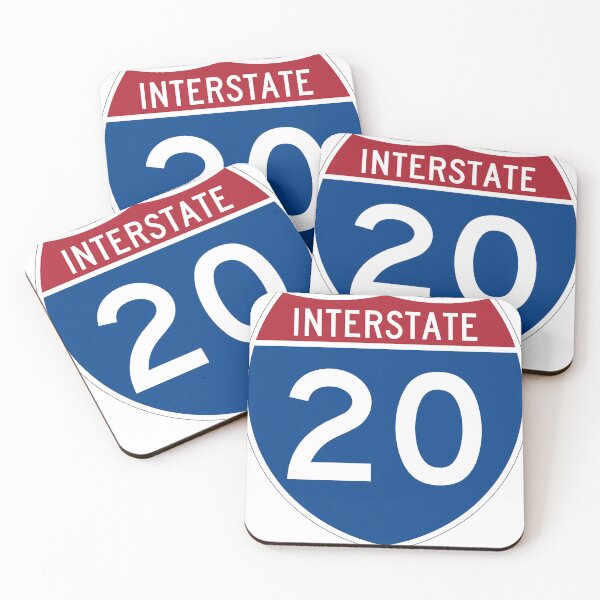 Item preview, Interstate 20 Highway Sign designed and sold by trqffic.