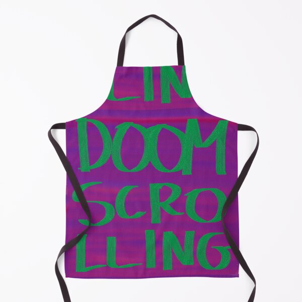 Item preview, DOOMSCROLLING word art print designed and sold by nataliavandalia.