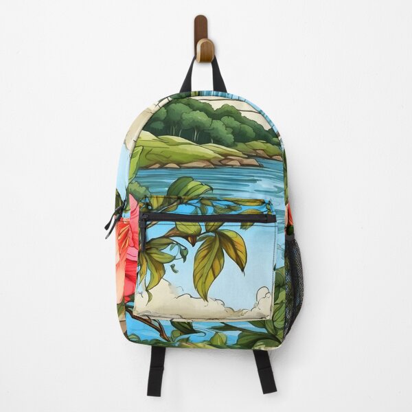 Item preview, Beautiful Forest Lake View - Floral Pattern designed and sold by SassyArtistry.