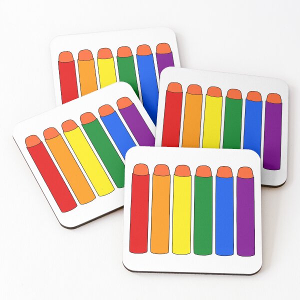 Item preview, NERF Style Design - Rainbow Darts  designed and sold by Noeyebob.