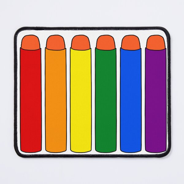 Item preview, NERF Style Design - Rainbow Darts  designed and sold by Noeyebob.