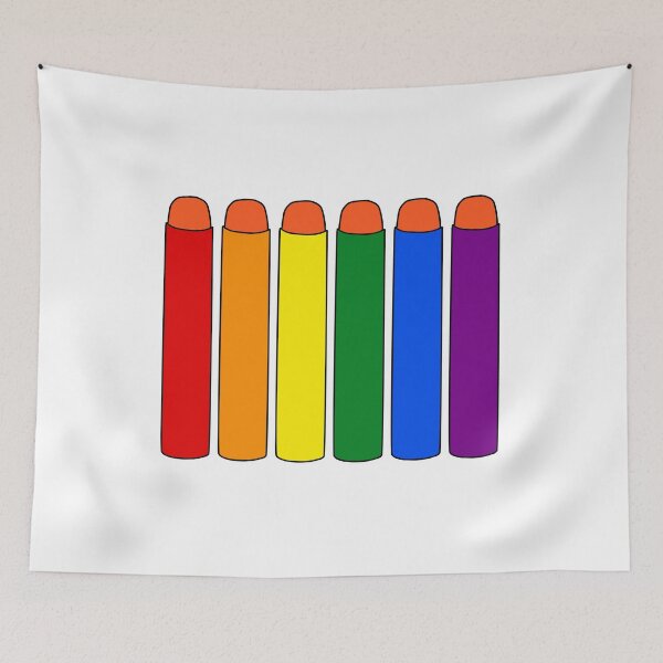 Item preview, NERF Style Design - Rainbow Darts  designed and sold by Noeyebob.