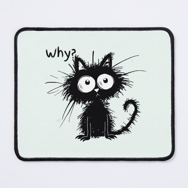 Item preview, Why cute cat designed and sold by zebra design.