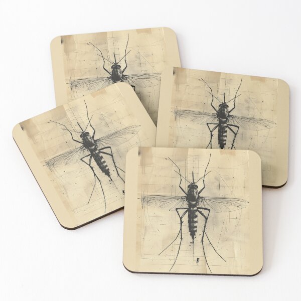 Item preview, Realistic Mosquito Sketch designed and sold by Konkam.