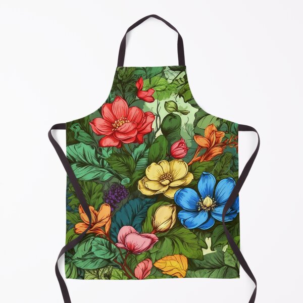 Item preview, Greenery Floral Pattern - Bright Colorful Flowers designed and sold by SassyArtistry.