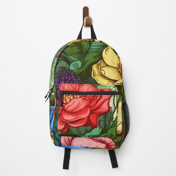 Item preview, Greenery Floral Pattern - Bright Colorful Flowers designed and sold by SassyArtistry.