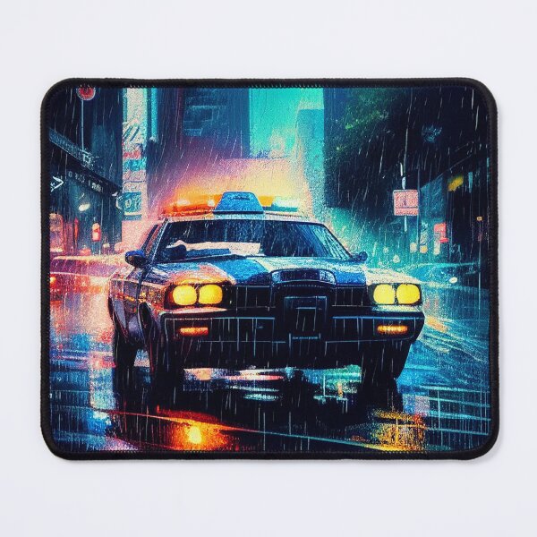 Item preview, Police Car in the Rain 2 designed and sold by AstroRisq.