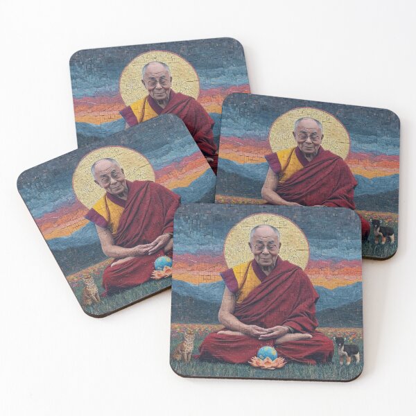 Artikelvorschau, Dalai Lama Kreidekunst entworfen und verkauft von ThatsTheStyle.