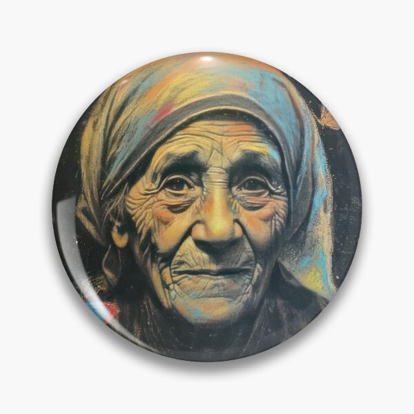 Item preview, Compassionate Gaze Mother Teresa Chalk Art designed and sold by ThatsTheStyle.