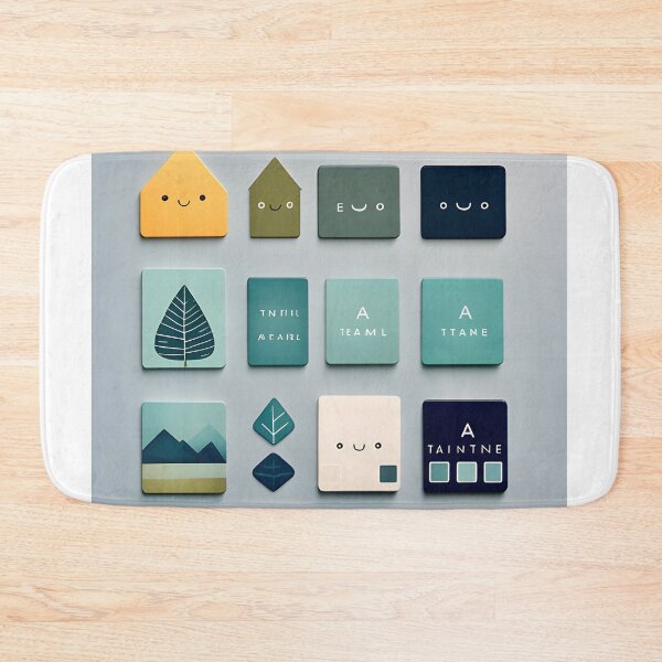 Item preview, Charming Minimalist Forest designed and sold by ZEN-GLOW.