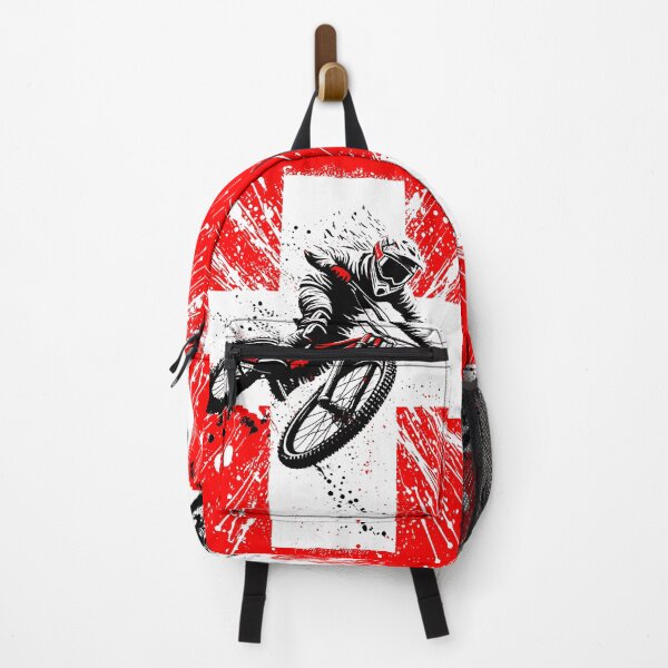 Item preview, Swiss Mountain Biker - MTB Switzerland Mountainbike designed and sold by BabyYodaSticker.