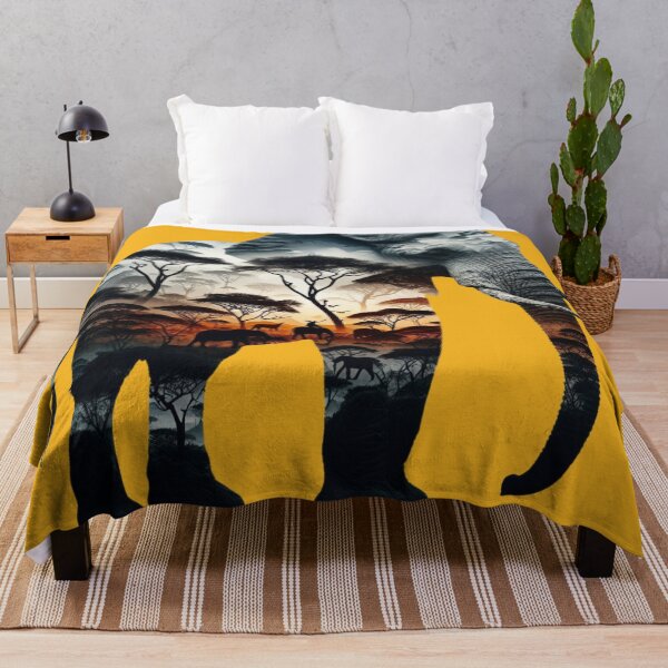 Item preview, Safari Elephant - Landscape Silhouette - Safari Art designed and sold by HausKatz.