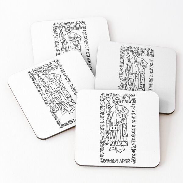Aperçu de l'œuvre Saint Michel ; Linogravure ; créée et vendue par StickerApe.