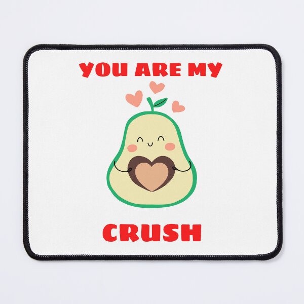 Item preview, You Are My Crush Avocado Valentine Classic designed and sold by YeniDesignArt.