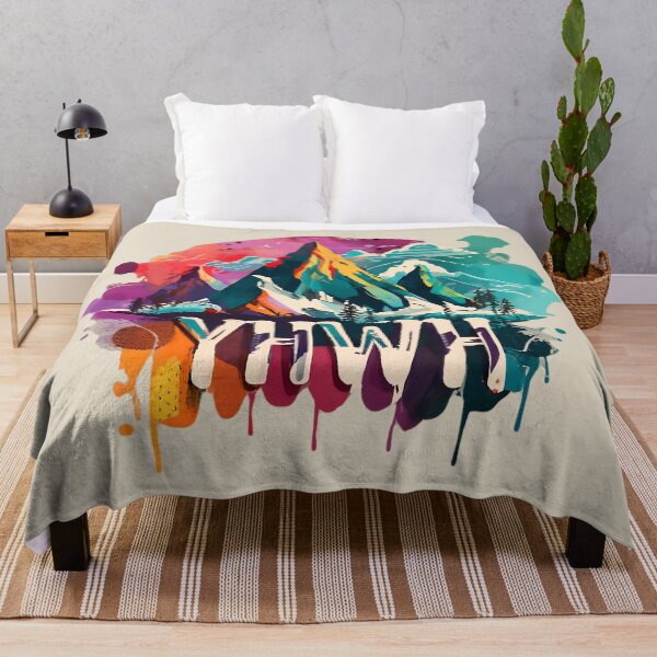 Item preview, YHWH - Mountain of God - Vibrant Art Christian Hebrew designed and sold by Chez-Creations.