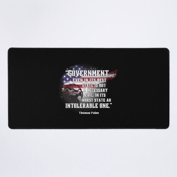 Item preview, Government Quote Thomas Paine designed and sold by A-M-Watson.