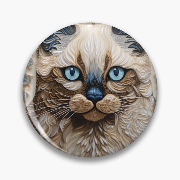 Item preview, Embroidery Siamese Cat designed and sold by NDMDesignStudio.
