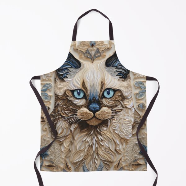 Item preview, Embroidery Siamese Cat designed and sold by NDMDesignStudio.