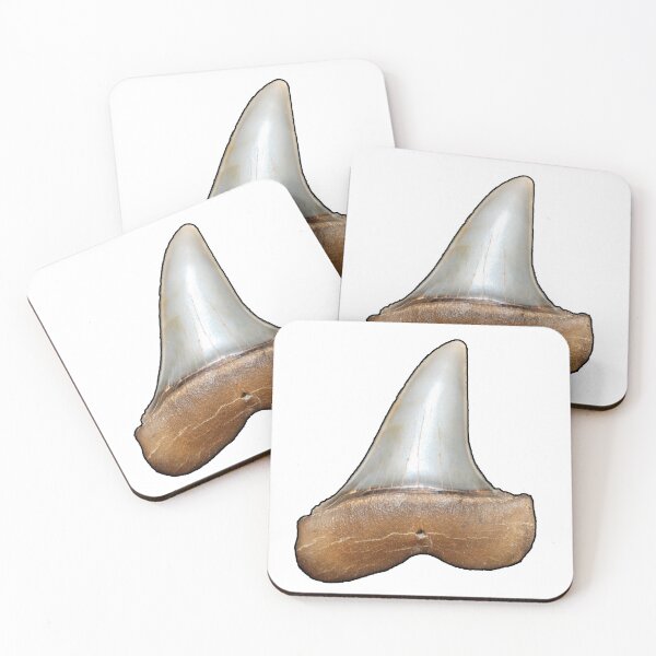 Item preview, Mako Shark Tooth - Carcharodon hastalis (Black Border) designed and sold by OrganicOasisArt.