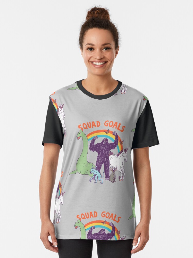 Thumbnail 2 of 5, Graphic T-Shirt, Squad Goals designed and sold by wytrab8.