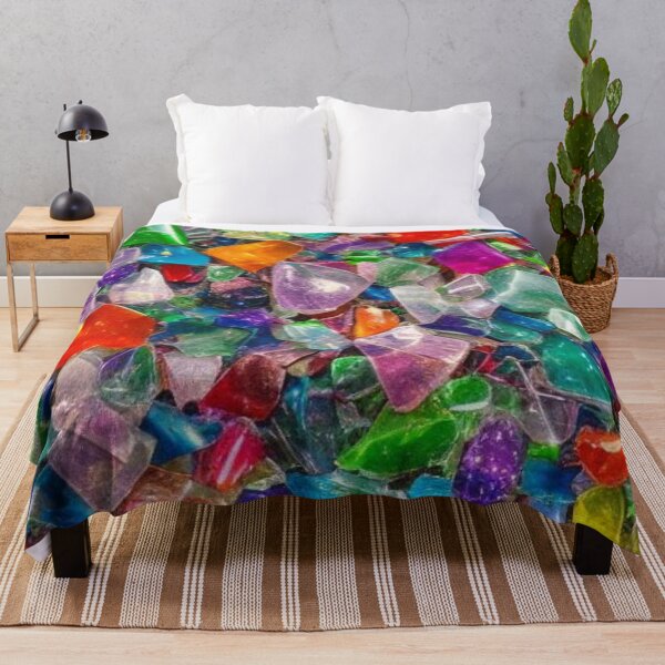 Item preview, Abstract Colorful Sea Glass Pattern designed and sold by calibrit.