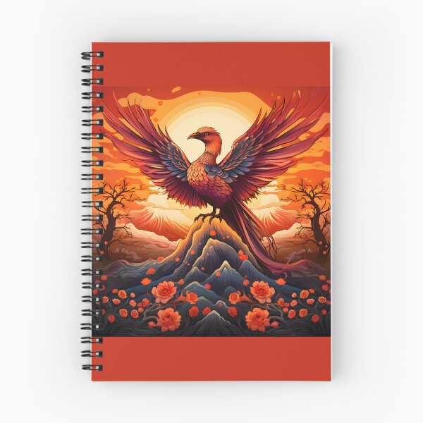 Item preview, Hou Ou Sunrise Rebirth - Japanese Phoenix Art designed and sold by Sakashi-Canvas.