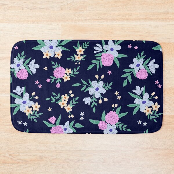 Item preview, Floral bouquet - Dark blue designed and sold by Illustrated by Nat.