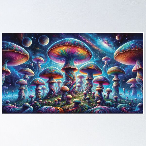 Item preview, Galactic Mycology: A Journey Through Psychedelic Space designed and sold by Aura-Alchemists.