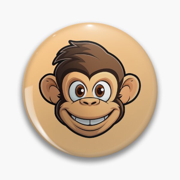 Item preview, Happy Cartoon Monkey designed and sold by Kitty Nut House.