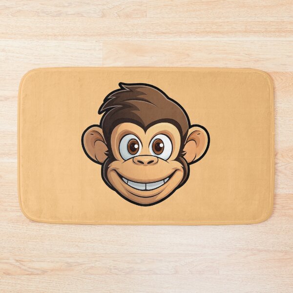 Item preview, Happy Cartoon Monkey designed and sold by Kitty Nut House.