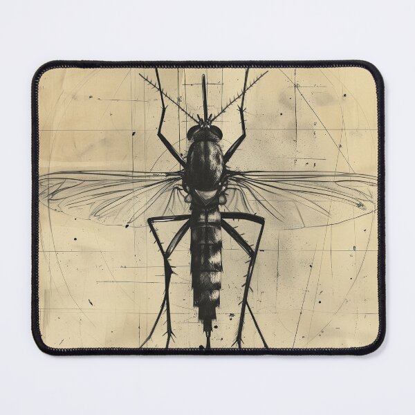 Item preview, Realistic Mosquito Sketch designed and sold by Konkam.