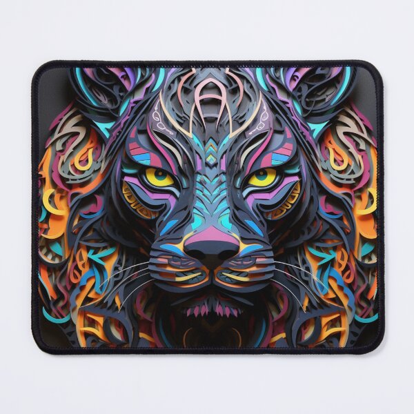 Item preview, Fierce In Paper Canvas Art designed and sold by NDMDesignStudio.
