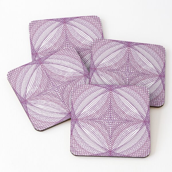 Item preview, Rectangular Pattern #4 Morph C [16026-Purples-WB] designed and sold by LottMultimedia.