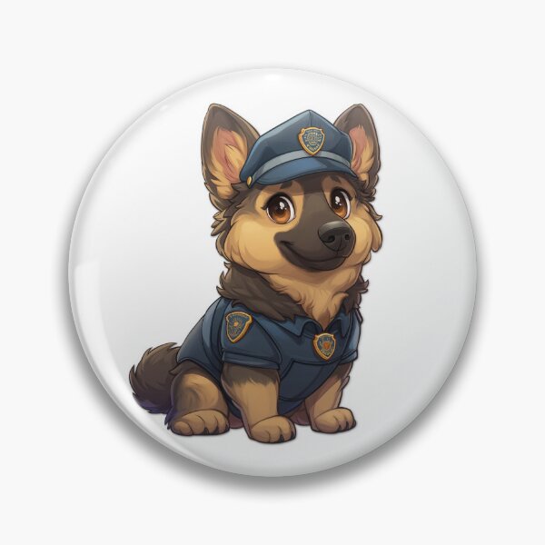 Item preview, German Shepherd on Paw Patrol designed and sold by KazzasKorner.